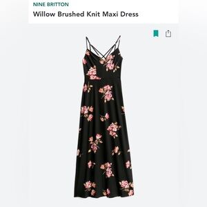 Nine Britton flower maxi dres